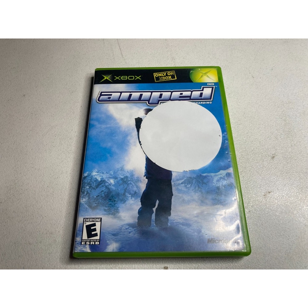 Amped Freestyle Snowboarding Microsoft Xbox 2001 CIB Tested Sports Game